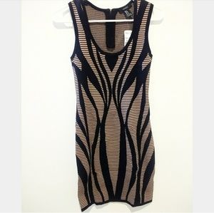 New! Forever 21 black and tan mini dress - Size M